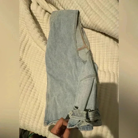 ZENA JEANS VINTAGE BLUE JEAN VEST SIZE LARGE - Picture 2 of 3